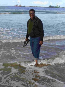 Pastor Thomas at the sea
